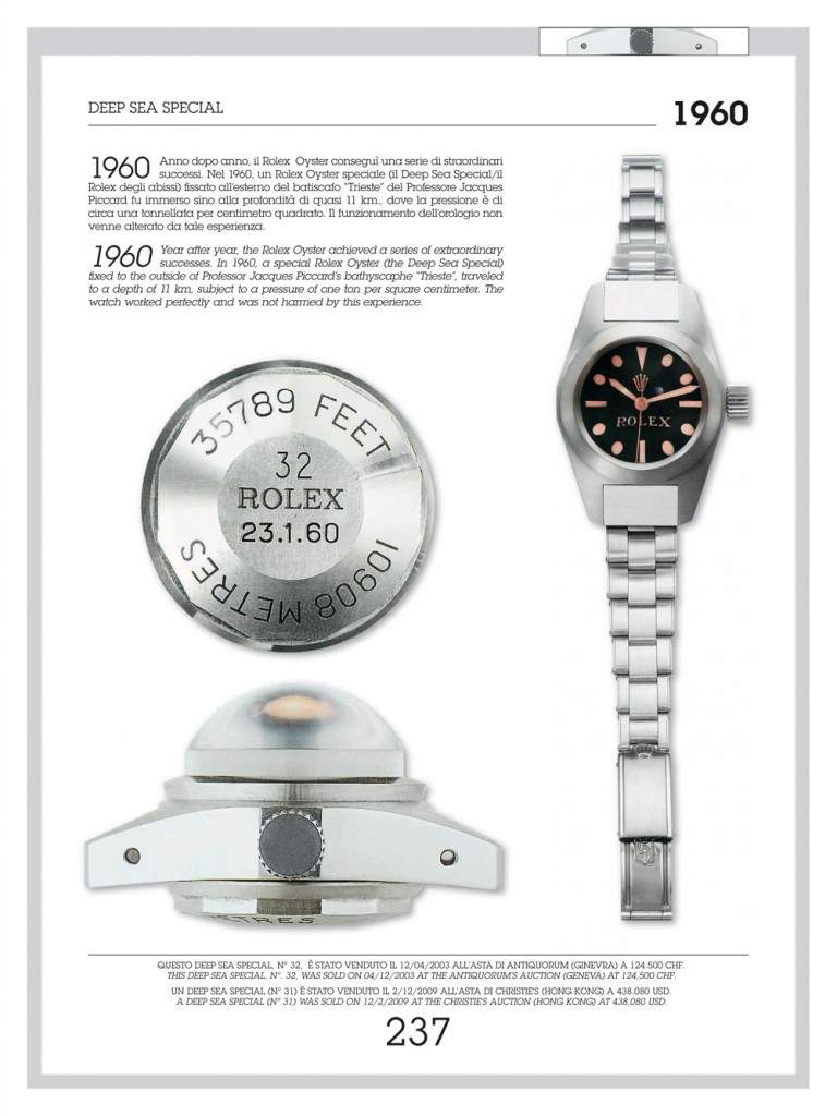 Rolex-Batiscafo-Trieste-1960, PERMITTED USE: This image may…