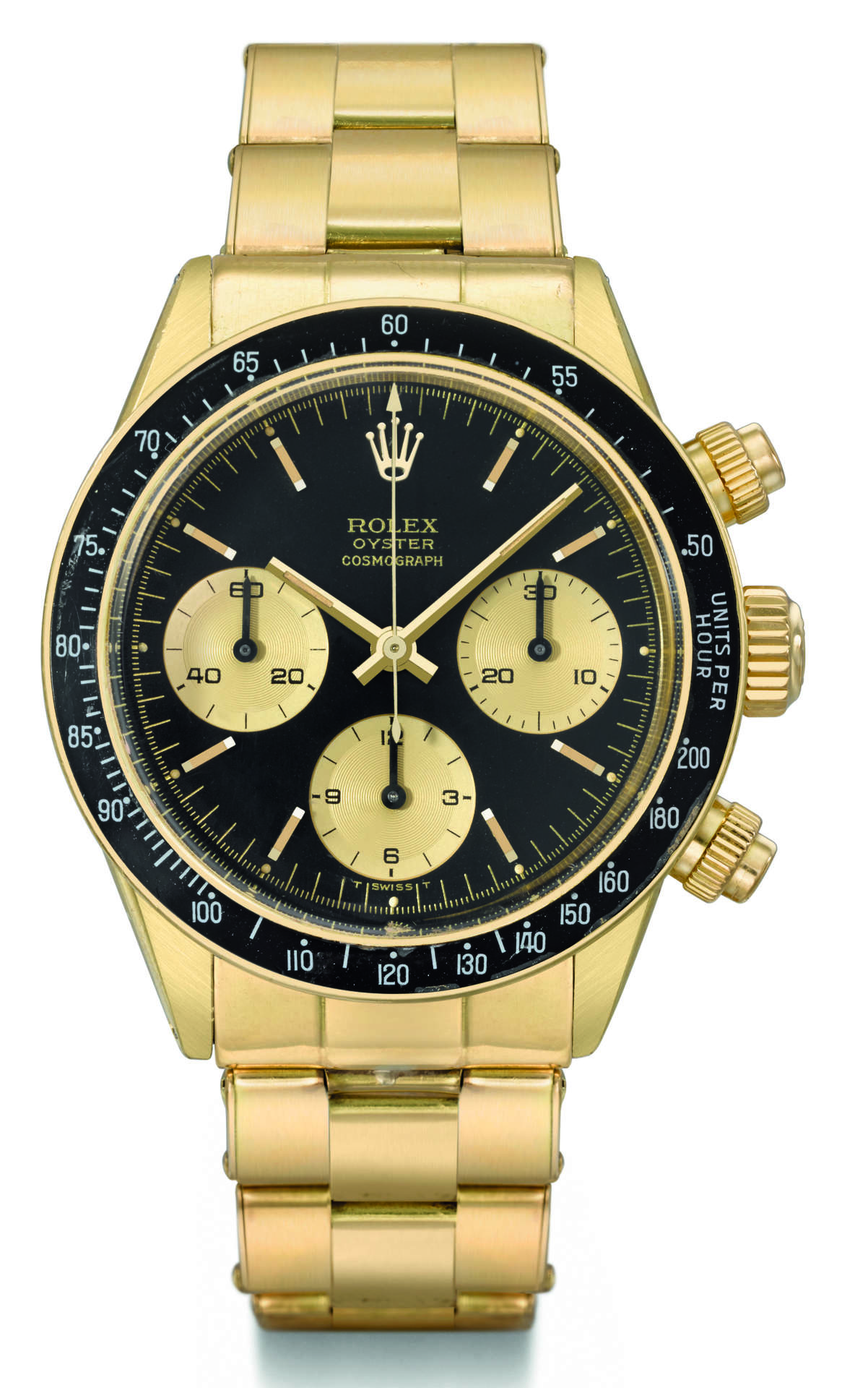 Gold Daytona: Rolex 6263 black dial